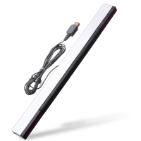 Dual Sided Adhesive Sensor Bar Genuine Infrared Strip Remote Bar Receiver For Nintendo For Wii/u Wireless Sensor