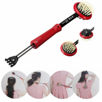 Dual Use Body Head Massage Telescopic Extendable Back Scratcher Massager