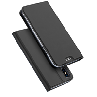 Dux Ducis Magnetic Flip Card Slot Bracket Pu Leather Case For Iphone X