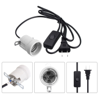 E27 300w Ceramic Light Bulb Lamp Holder High Temperature Resistance Screw Head With Switch