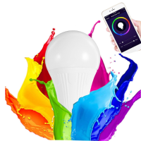 E27 7w Rgbw Wifi App Controlled Led Smart Light Bulb For Echo Alexa Google Home Ac100 240v