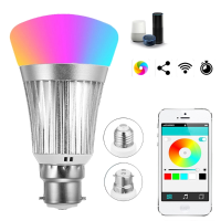 E27 B22 7w Rgbw Wifi Led Smart Light Bulb For Echo Alexa Google Home Ac85 265v