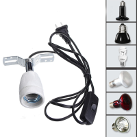 E27 Ceramic Universal Lamp Holder Reptile Climbing Pet Box Heating With Switch Us Plug
