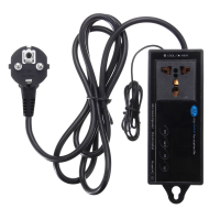 E27 Digital Reptile Thermostat Heating Control With 220v 75mm Dia Ceramic Heat Emitter Lamp Bulbs Eu