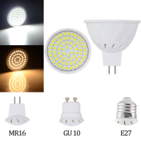 E27 Mr16 Gu10 3w/4w/5w Smd3528 Led Spot Lighting Bulb Warm White/white Ac110v/220v