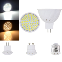 E27 Mr16 Gu10 3w/4w/5w Smd3528 Led Spotlightting Bulb Warm White/white Ac110v/220v