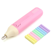 Easy Use Handy Electric Battery Operated Pencil Eraser Rubber Pen With 11 Refills