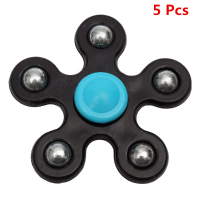 Ecubee 5 Pcs Abs Edc Fidget Spinner Hand Spinner Finger Focus Reduce Stress Gadget
