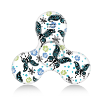 Ecubee Bluetooth Music Led Hand Spinner Butterfly Fidget Spinner Finger Focus Reduce Stress Gadget