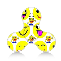 Ecubee Bluetooth Music Led Hand Spinner Happy Face Fidget Spinner Finger Focus Reduce Stress Gadget