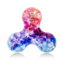 Ecubee Bluetooth Music Led Hand Spinner Prism Fidget Spinner Finger Focus Reduce Stress Gadget