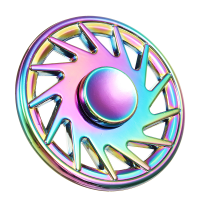 Ecubee Colorful Fidget Spinner Gadget Wheel Hand Spinner Focus Reduce Stress Gadget