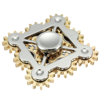 Ecubee Edc 9 Gear Hand Spinner Brass Fidget Spinner Finger Reduce Stress Gadget