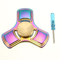 Ecubee Edc Brass R188 Steel Bearing Colorful Fidget Spinner Hand Spinner Gadget Finger Spinner