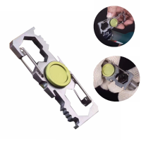 Ecubee Edc Climbing Buckle Fidget Spinner Bottle Opener Hand Spinner Gadgets 4 Colors