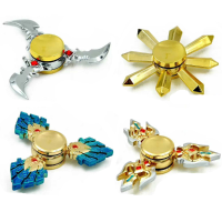 Ecubee Edc Fidget Hand Spinner Tri Spinner Finger Focus Reduce Stress Gadget