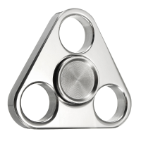 Ecubee Edc Fidget Spinner Hand Spinner Finger Reduce Stress Gadget Silver