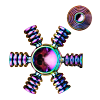 Ecubee Edc Hand Spinner Colorful Fidget Spinner Finger Gadget