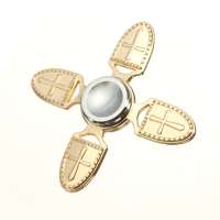 Ecubee Edc Hand Spinner Gold Finger Spinner Fidget Gadget Focus Reduce Stress Gadget
