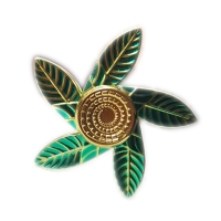 Ecubee Edc Leaf Hand Spinner Fidget Spinner Finger Reduce Stress Gadget