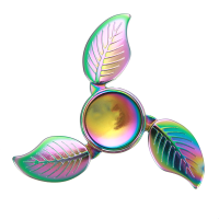 Ecubee Edc Rainbow 3 Leaves Fidget Spinner Steel Ball Bearing Hand Spinner Gadgets
