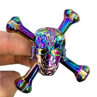 Ecubee Edc Skull Head Hand Spinner Fidget Spinner Finger Focus Reduce Stress Gadget