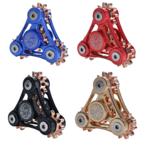 Ecubee Gears Linkage Edc Fidget Hand Spinner Gadget Spinner Finger Focus Reduce Stress Gadget