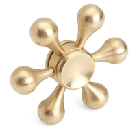 Ecubee Golden Edc Hand Spinner Fidget Spinner Finger Focus Reduce Stress Gadget 6 Arms