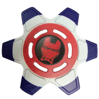 Ecubee Hand Spinner 6 Pin Mask Fidget Spinner Finger Focus Reduce Stress Gadget