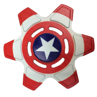 Ecubee Hand Spinner 6 Pin Star Fidget Spinner Finger Focus Reduce Stress Gadget