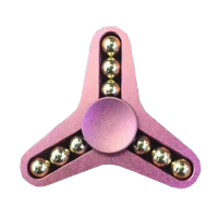 Ecubee Hand Spinner 9 Ball Pink Fidget Spinner Finger Focus Reduce Stress Gadget