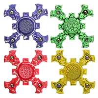 Ecubee Hand Spinner Abs Cross Relief Crack Spinner Fidget Finger Focus Reduce Stress Gadget
