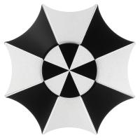 Ecubee Hand Spinner Black Umbrella Fidget Spinner Finger Focus Reduce Stress Gadget