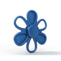 Ecubee Hand Spinner Blue Flower Fidget Spinner Finger Focus Reduce Stress Gadget