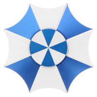 Ecubee Hand Spinner Blue Umbrella Fidget Spinner Finger Focus Reduce Stress Gadget