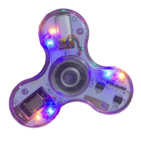 Ecubee Hand Spinner Bluetooth Music Led Fidget Spinner Finger Focus Reduce Stress Gadget