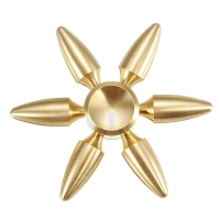 Ecubee Hand Spinner Brass Fidget Spinner Gadget Finger Focus Reduce Stress Gadget