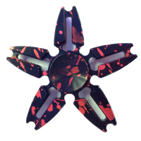 Ecubee Hand Spinner Camouflage Black Star Fidget Spinner Finger Focus Reduce Stress Gadget