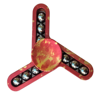 Ecubee Hand Spinner Camouflage Red Fidget Spinner Finger Focus Reduce Stress Gadget