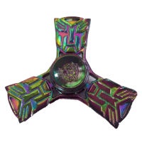 Ecubee Hand Spinner Colorful 3 Pin Fidget Spinner Finger Focus Reduce Stress Gadget