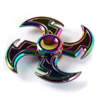 Ecubee Hand Spinner Colorful Axe Shape Fidget Spinner Finger Focus Reduce Stress Gadget