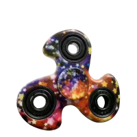 Ecubee Hand Spinner Colorful Rotating Fidget Spinner Tri Spinner Reduce Stress Gadget