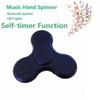 Ecubee Hand Spinner Fidget Spinner Bluetooth Music Led Finger Focus Reduce Stress Gadget