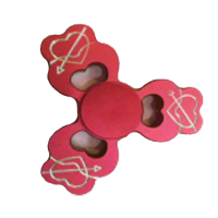 Ecubee Hand Spinner Love Red Fidget Spinner Finger Focus Reduce Stress Gadget