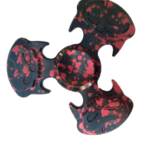 Ecubee Hand Spinner Skull Head Camouflage Black Fidget Spinner Finger Focus Reduce Stress Gadget