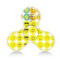 Ecubee Happy Face Hand Spinner Bluetooth Music Led Fidget Spinner Finger Focus Reduce Stress Gadget