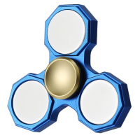 Ecubee Led Glowing Edc Fidget Hand Spinner Tri Spinner Finger Focus Reduce Stress Gadget