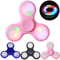 Ecubee Led Light Edc Hand Spinner Finger Spinner Fidget Focus Reduce Stress Gadget 3 Colors
