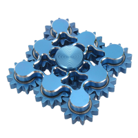 Ecubee Nine Gear Teeth Edc Fidget Spinner Hand Spinner Gadget Finger Reduce Stress Gadget