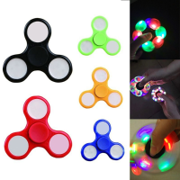 Ecubee Rgb Led Light Edc Hand Spinner Finger Spinner Fidget Focus Reduce Stress Gadget